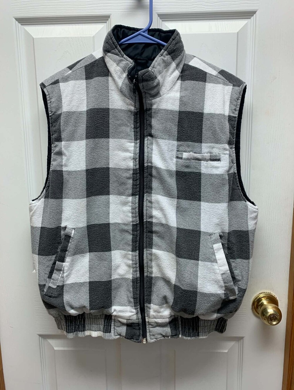 Vintage Open Trails Women’s Large Buffalo Plaid Insulated Puffer Vest